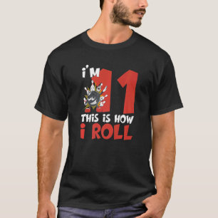 11 Jahre alter Bowler 11. Geburtstag Kinder Bowlin T-Shirt