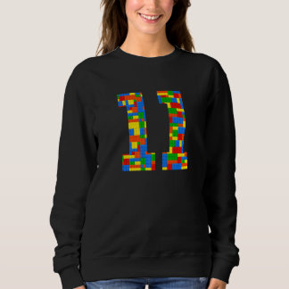 11 Jahre alter Ziegelbauer Blockmeister Master Bui Sweatshirt