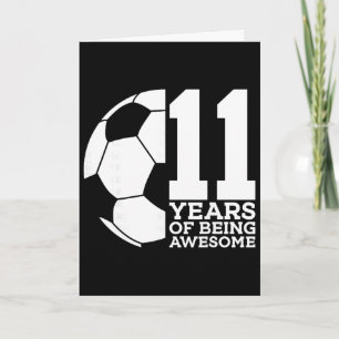 11 Jahre Awesome Fußball 11. Geburtstag _1 Karte