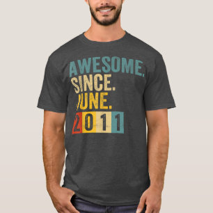 11 Jahre Phantastisch seit Juni 2011 11 Geburtstag T-Shirt