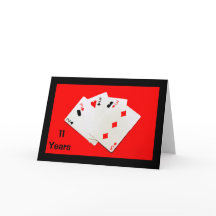 11 Jahre sind ein großer Deal! Jubiläumskarte