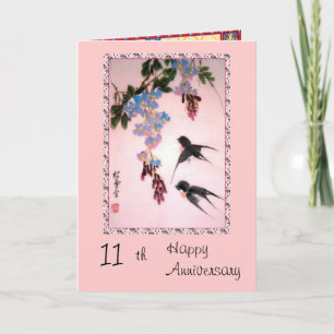 11. Jahrestagskarte Karte