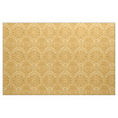 11.-Jahrhundert-Sechsecke - Hellgoldrute Stoff (Yard (91,4 cm))
