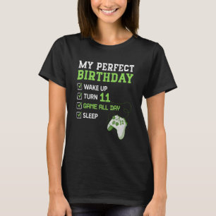 11-jährige Jungen 11. Perfect Birthday Gaming Vide T-Shirt