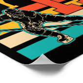 11-jähriges Eishockey unter dem Motto 11. Geburtst Poster (Ecke)