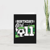 11-jähriges Fußball-11. Geburtstagskind Karte (Vorderseite)