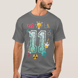 11-jähriges Party der Hochschule Wissenschaftler T-Shirt