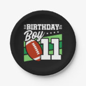 11-jähriges Party Thema 11. Geburtstag Junge Pappteller (Vorderseite)