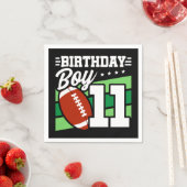 11-jähriges Party Thema 11. Geburtstag Junge Serviette (Beispiel)