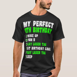 11-jähriges vollkommenes 11. Geburtstag Laser-Tag T-Shirt