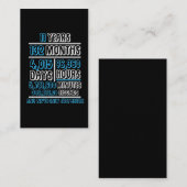 11 Jubiläum Berechnung Verheiratet Visitenkarte (Vorne/Hinten)