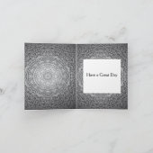 11. Jubiläum Stahl bearbeitbar Karte (Innenseite)