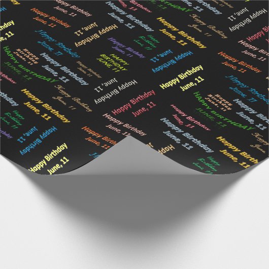 11. Juni Geschenkpapier (Ecke)