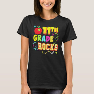 11. Klasse Rocks Team Squad Crew Zurück zur Schule T-Shirt