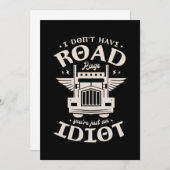 11.Lastkraftwagen für einen Lastwagenfahrer Save The Date (Vorne/Hinten)