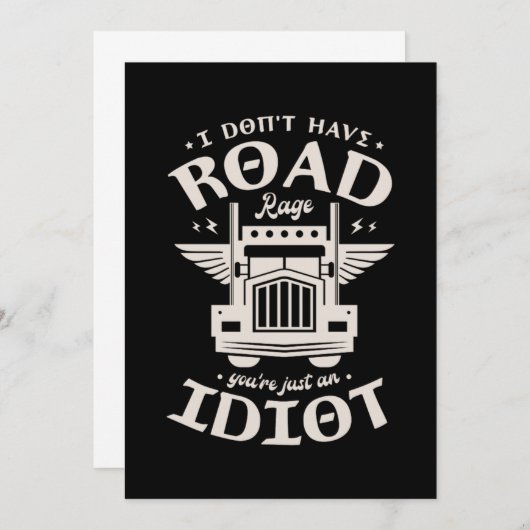 11.Lastkraftwagen für einen Lastwagenfahrer Save The Date (Vorne/Hinten)