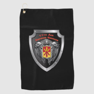 11. Luftverteidigungsbrigade, kundenspezifisch Sch Golfhandtuch