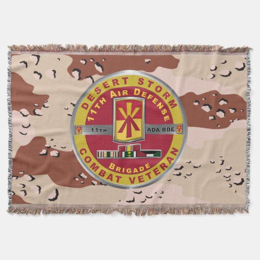 11. Luftverteidigungsbrigade Wüste Sturm Veteran Decke (Vorderseite)