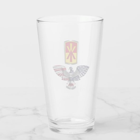 11. Luftverteidigungsbrigade "Zug um Kampf" Adler Glas (Rückseite)
