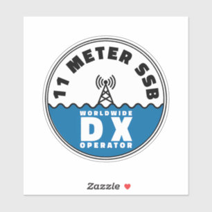 11 Meter SSB CB Radio DX Aufkleber