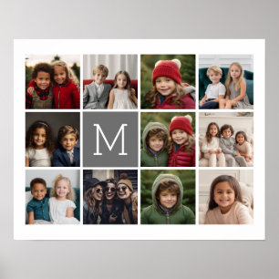 11 Monogramm der industriellen Fotokassette Poster