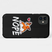 11 Nope Corgi Case-Mate iPhone Hülle (Rückseite (Horizontal))