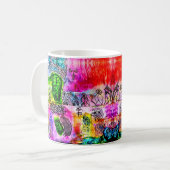11 OZ - ABSTRAKTE ART KAFFEETASSE (Vorderseite Links)