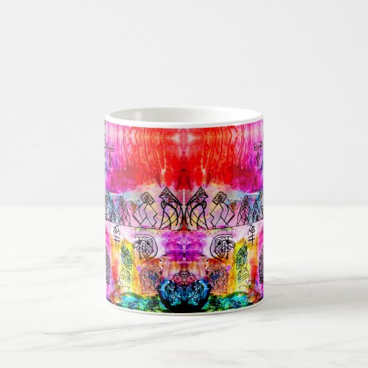 11 OZ - ABSTRAKTE ART KAFFEETASSE (Mittel)