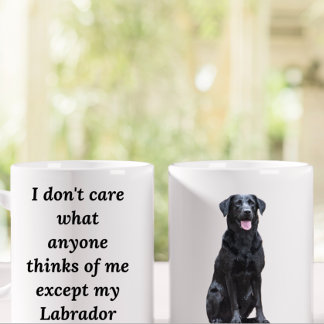 11 oz Black Labrador Retriever Funny Gift Tasse