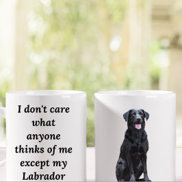 11 oz Black Labrador Retriever Funny Gift Tasse