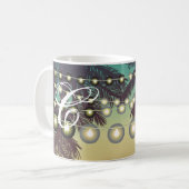 11 Oz. Coffee Tasse Beach Sunset Palm Tree String (Vorderseite Links)