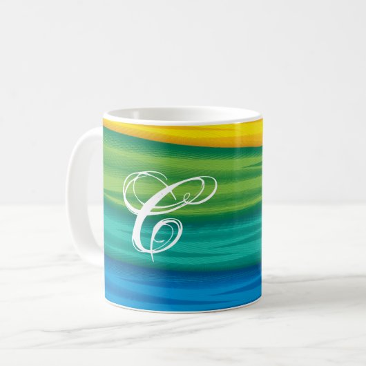 11 Oz. Coffee Tasse lgbtq Regenbogenflagge Lesbian (Vorderseite Links)