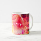 11 oz Floral AMEN Kaffee Tasse (VorderseiteRechts)