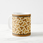 11 OZ. KAFFEE-TASSE - "AFRIKA-DRUCK" KAFFEETASSE (Vorderseite Links)