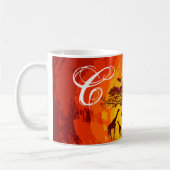 11 Oz. Kaffee Tasse Afrikanische Safari Giraffe Su (Links)