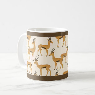 11 OZ. KAFFEE-TASSE - "GAZELLER DRUCK" KAFFEETASSE
