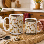 11 OZ. KAFFEE-TASSE - "GAZELLER DRUCK" KAFFEETASSE