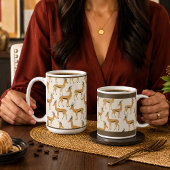 11 OZ. KAFFEE-TASSE - "GAZELLER DRUCK" KAFFEETASSE