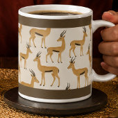 11 OZ. KAFFEE-TASSE - "GAZELLER DRUCK" KAFFEETASSE