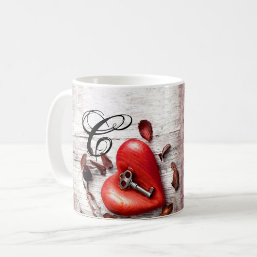 11 Oz. Kaffee Tasse Land Holzschlüssel für mein He (Vorderseite Links)