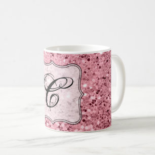 11 Oz. Kaffee Tasse Rose Gold Glitzer