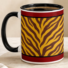 11 OZ. KAFFEE-TASSE - "ZULU PRINT"