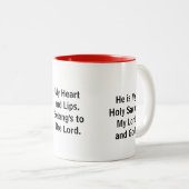 11 oz Kaffeetasse mit Aufschrift (VorderseiteRechts)