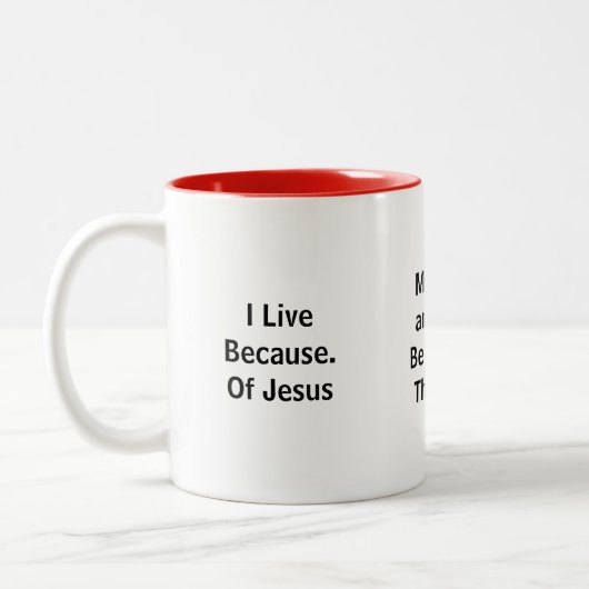 11 oz Kaffeetasse mit Aufschrift (Links)