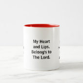 11 oz Kaffeetasse mit Aufschrift (Mittel)