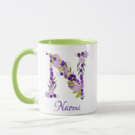 11 oz Lavender Lila Mit Monogramm Kaffee Tasse