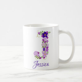 11 oz Lavender Lila Mit Monogramm Kaffee Tasse