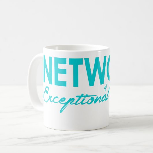 11 Oz Logo-Tasse Kaffeetasse (Vorderseite Links)