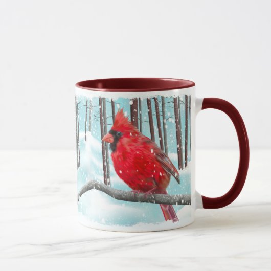 11 oz Roter Kardinal Tasse (Rechts)