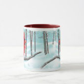 11 oz Roter Kardinal Tasse (Zentrum)